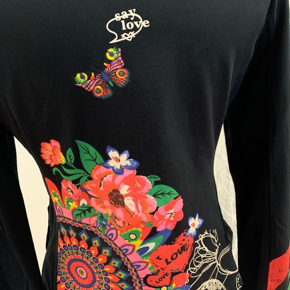 Ladies New Graphic blazer size S-M - Picture 6 of 8